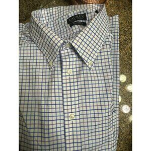 LAUREN RALPH LAUREN Black Label Dress‎ Shirt  S 20  34x35-4 XL Stretch